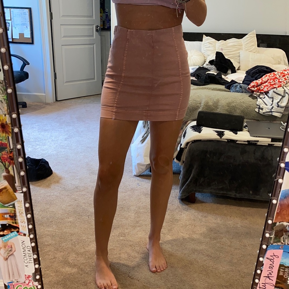 Pink Mini Skirt